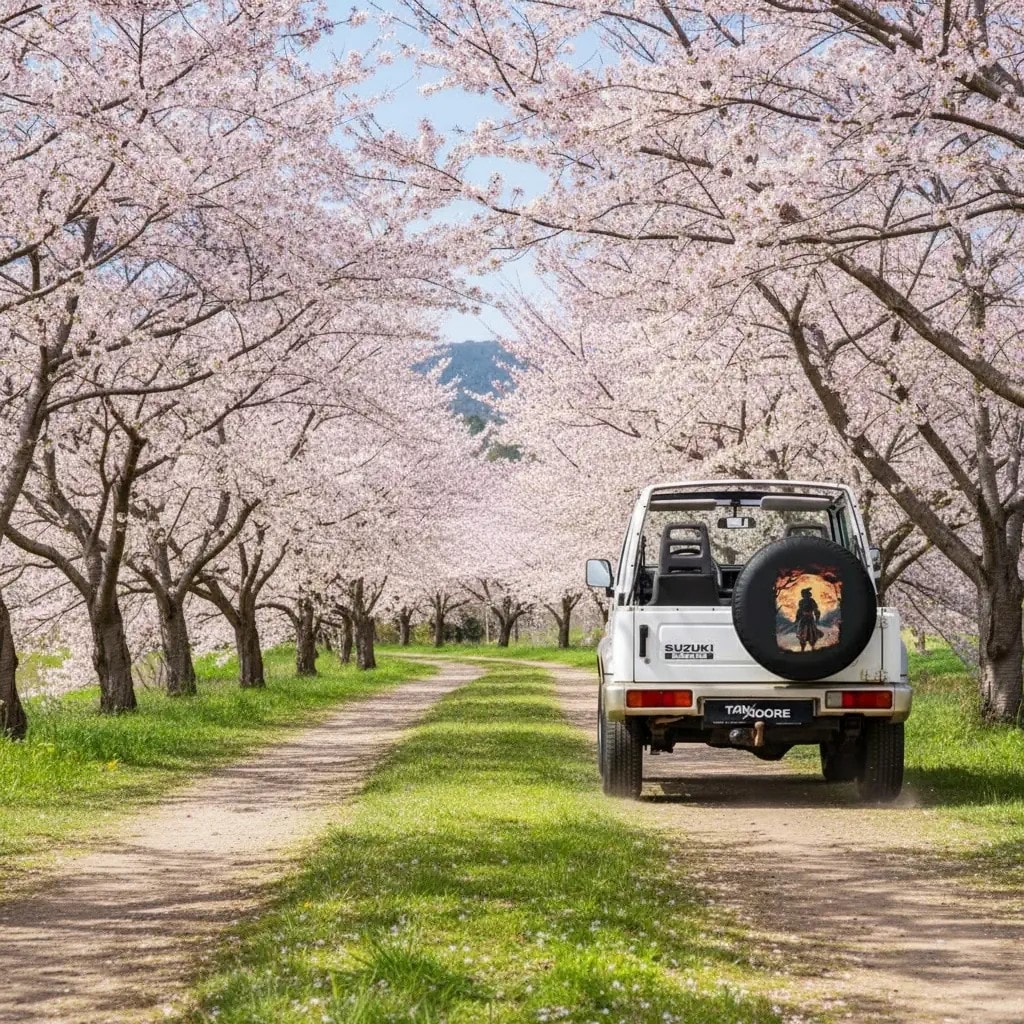 Samurai Spare Wheel Tire Cover